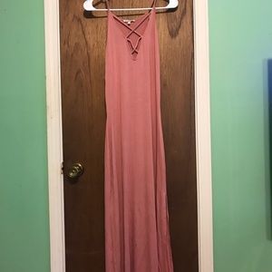 Dusty Rose Maxi Dress